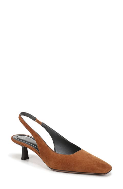 Raven Slingback Kitten Heel Pump (Women)