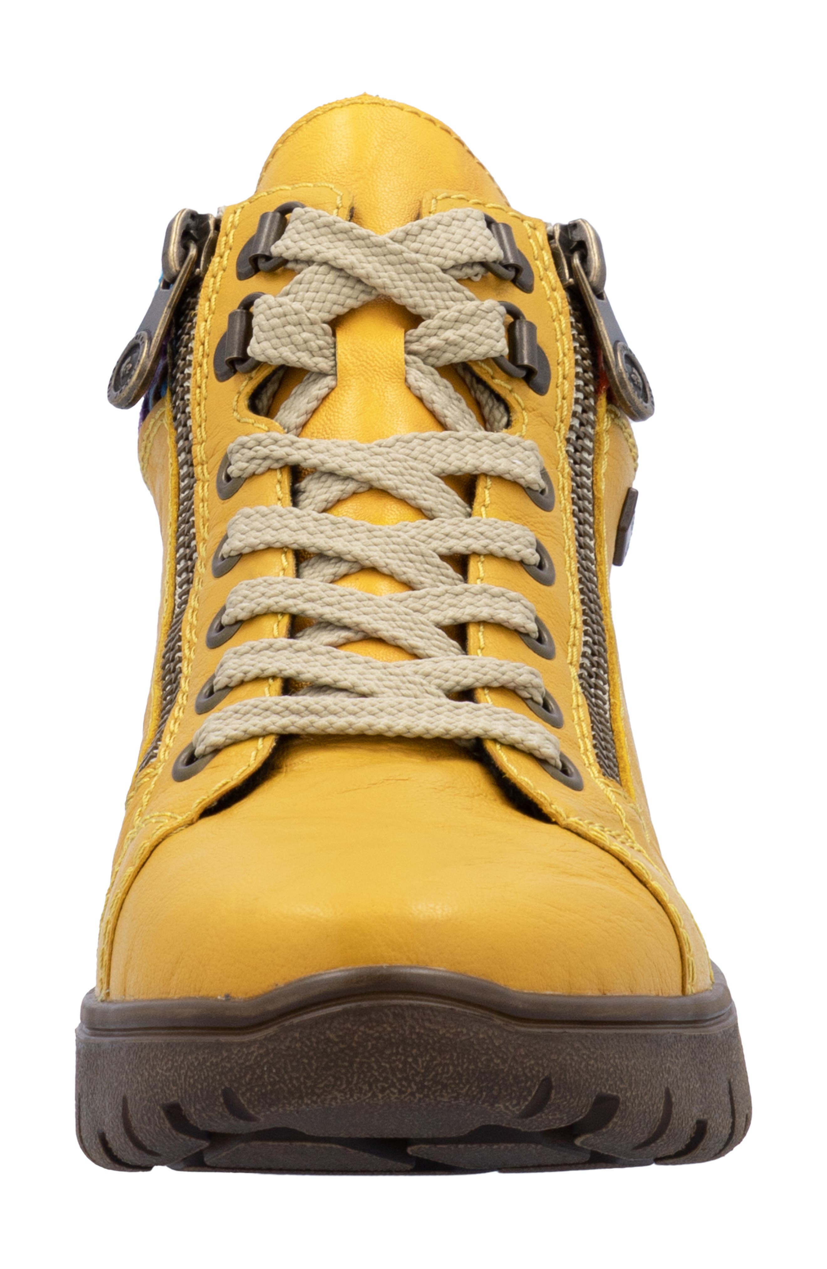 Rieker Heikie 05 Boot, Alternate, color, Yellow/Orange-Multi/Gelb