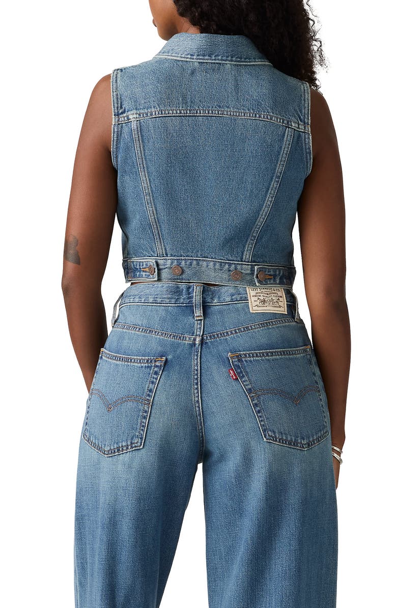 Levi's Denim Vest, Alternate, color, Compare Notes
