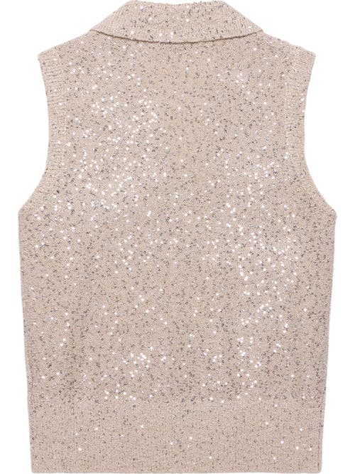 MINT VELVET MINT VELVET SEQUIN POLO TOP