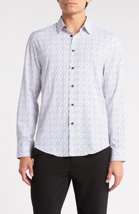 Mini Floral Button-Up Shirt