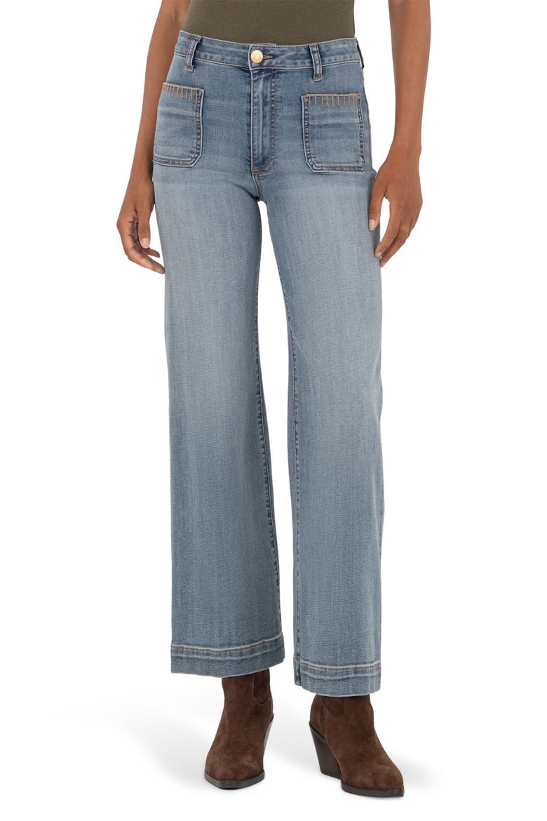 Meg High Rise Wide Leg Jeans, Main, color, INVALUABLE