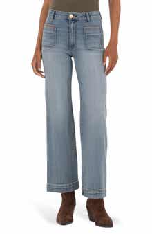 KUT from the Kloth Meg High Rise Wide Leg Jeans
