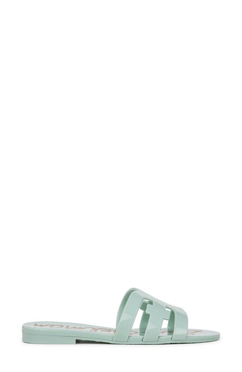 Sam Edelman Bay Jelly Slide Sandal In Green