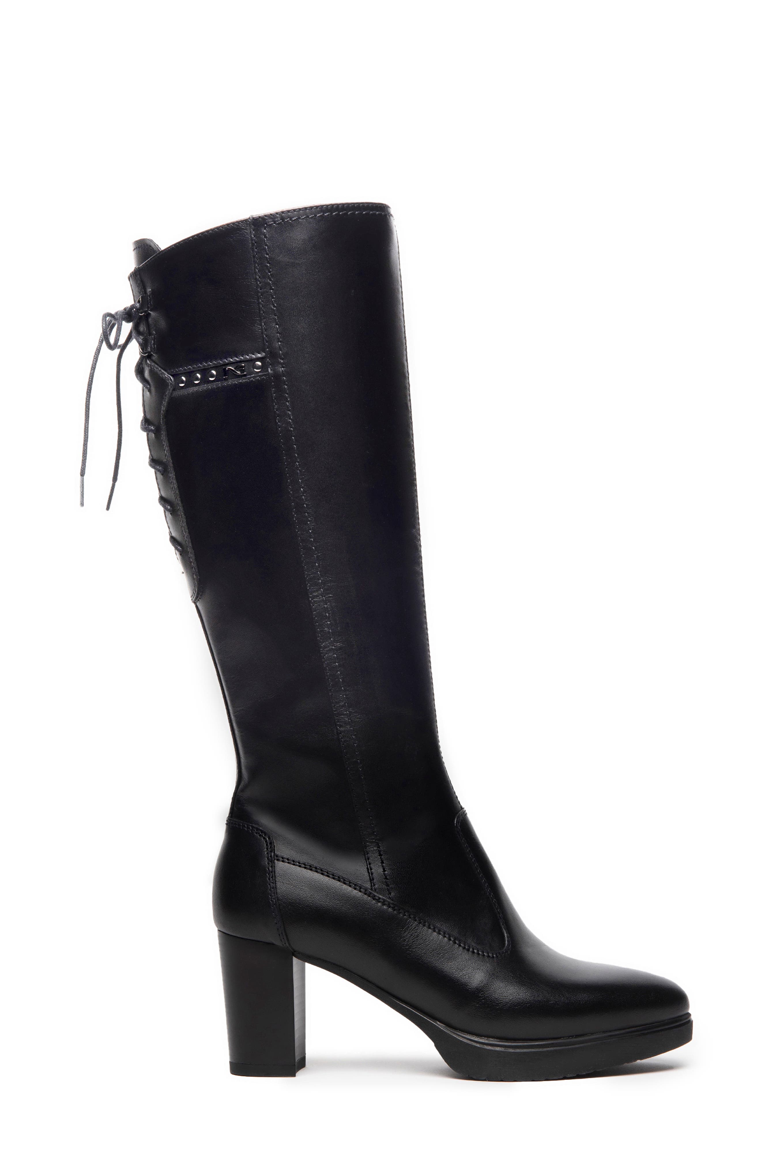 NeroGiardini Corset Platform Boot, Alternate, color, 