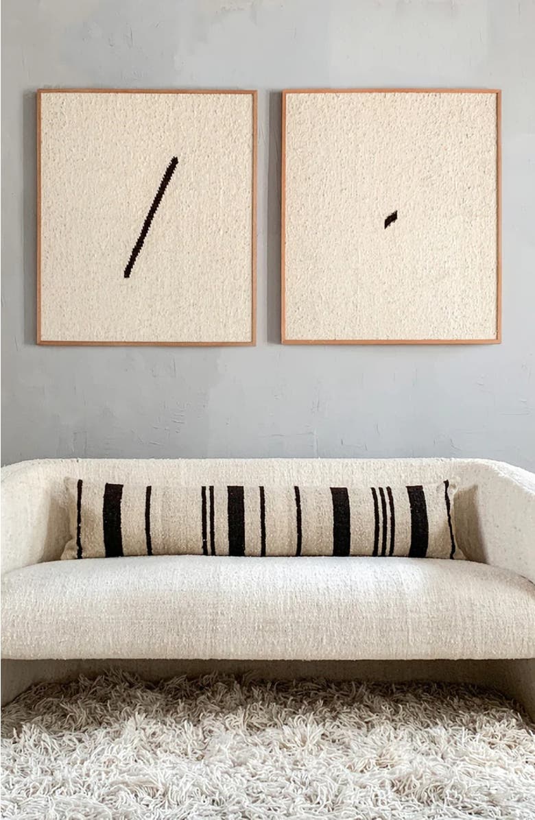 Meso Goods Ester Wool Pillow Cover, Alternate, color, Stripes