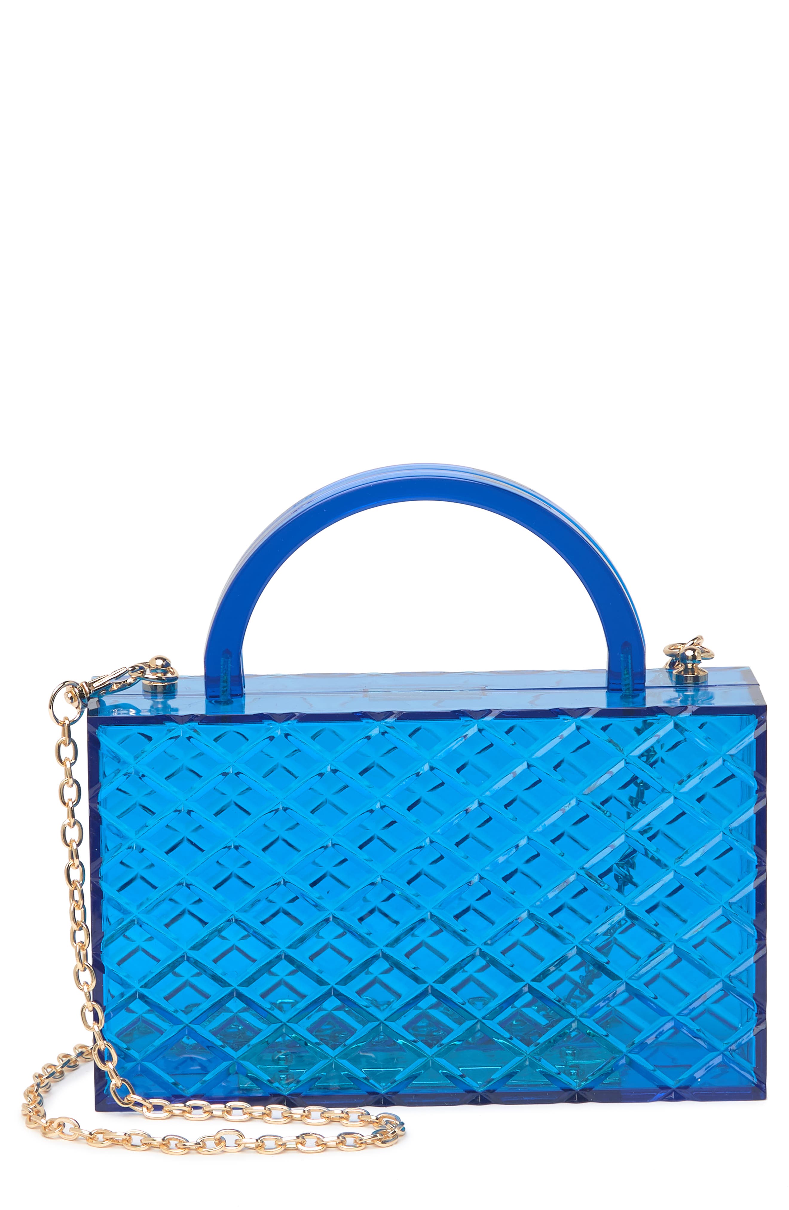 Stallion Evening Bag, Main, color, BLUE