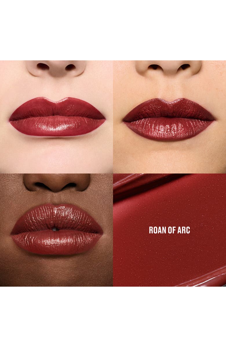 MAC Cosmetics Viva Glam Lustreglass Sheer‑Shine Lipstick, Alternate, color, Roan Of Arc