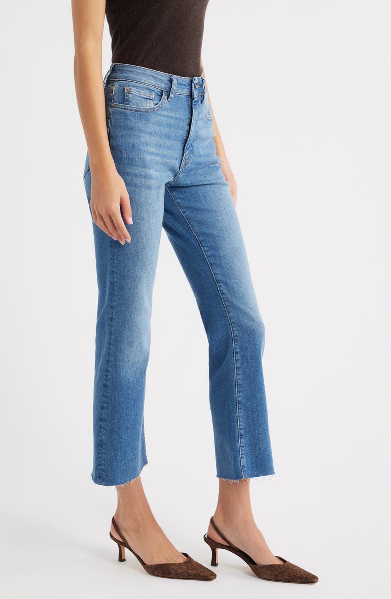 WARP+WEFT PSP High Waist Crop Bootcut Jeans, Alternate, color, Way To Go