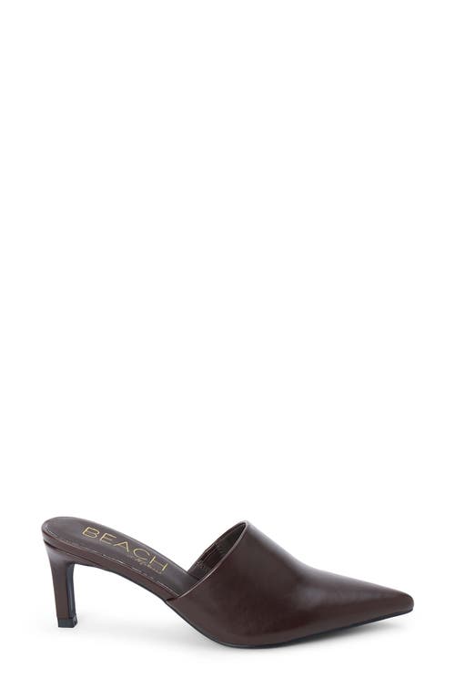 Matisse Garret Pointed Toe Mule In Brown