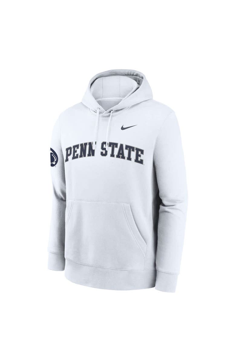 Nike Men's Nike White Penn State Nittany Lions 2025 Sideline Club Fleece Pullover Hoodie, Alternate, color, White