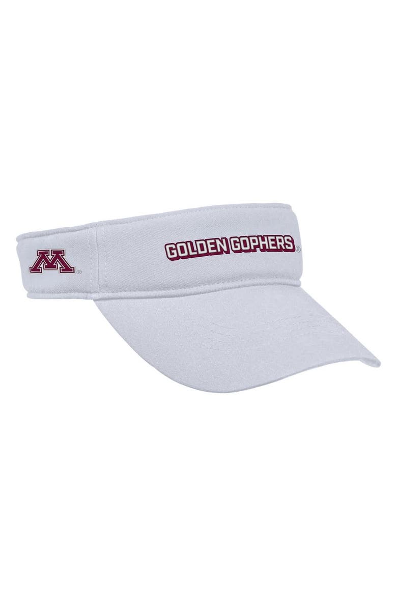 Men's Nike White Minnesota Golden Gophers 2025 On-Field Ace Performance Adjustable Visor, Alternate, color, White