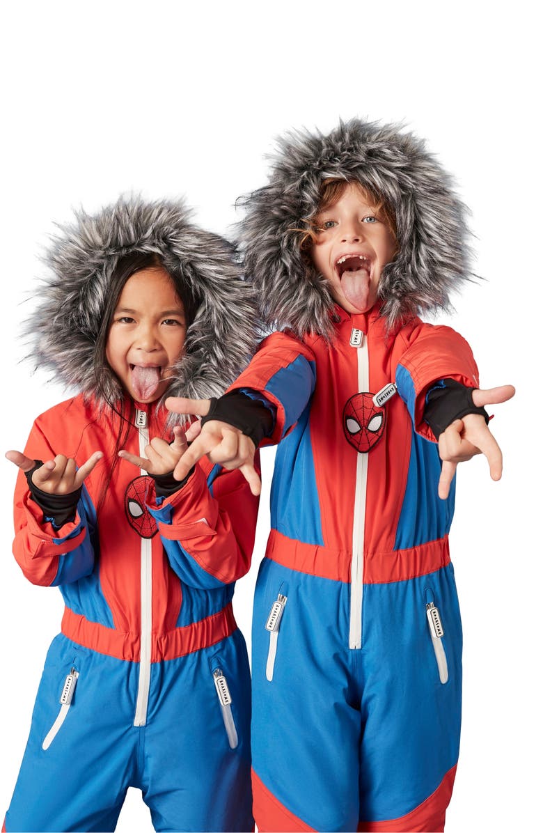 Roarsome Spiderman Ski Suit, Alternate, color, 