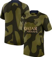 Jordan Brand Men's Nike Olive Paris Saint-Germain 2023/24 Academy Pro Pre-Match Top