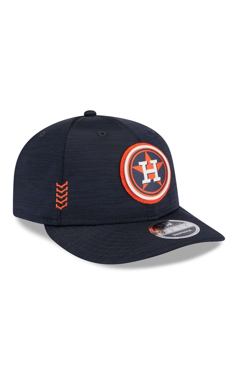 New Era Men's New Era Navy Houston Astros 2024 Clubhouse Low Profile 9FIFTY Snapback Hat, Alternate, color, Navy