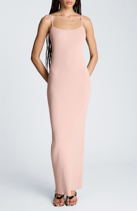 Ribbed Cami Sweater Dress