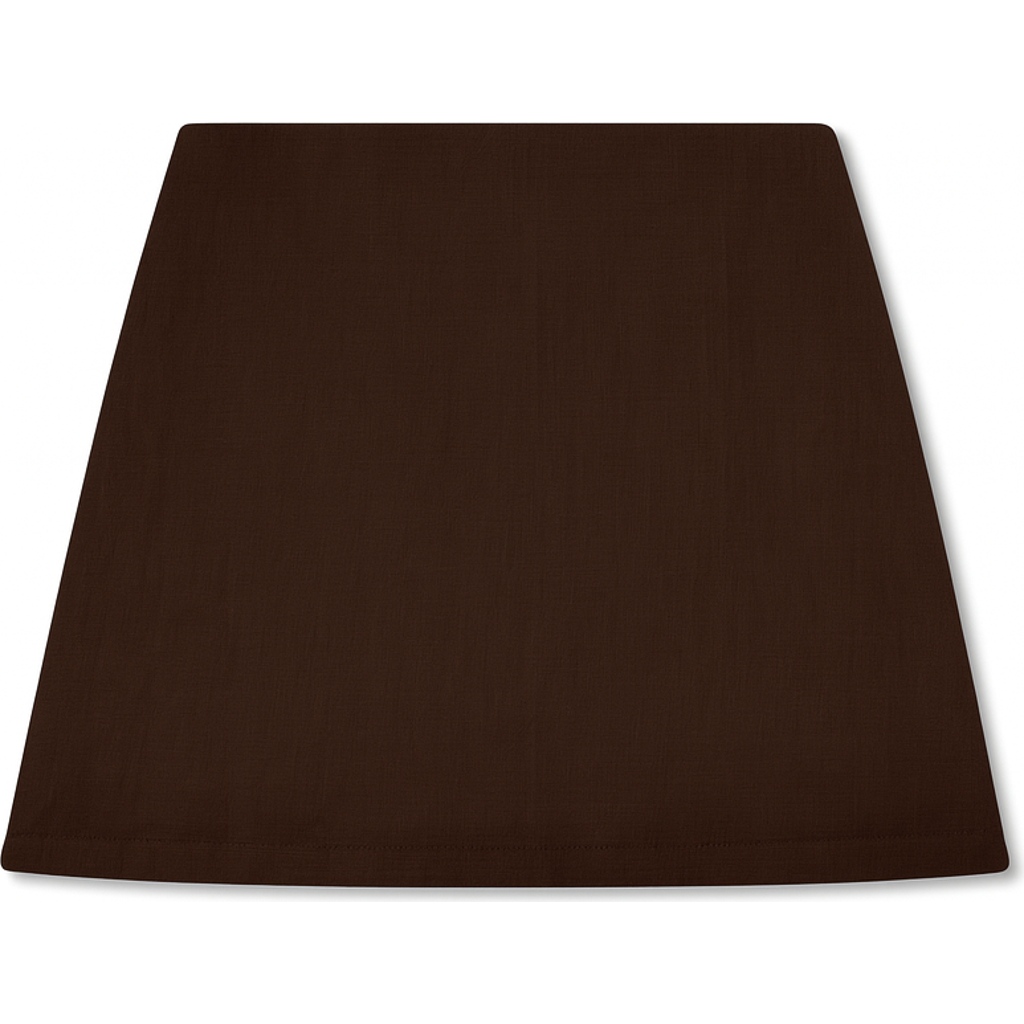 Vir Vita Ines Linen Mini Skirt In Black