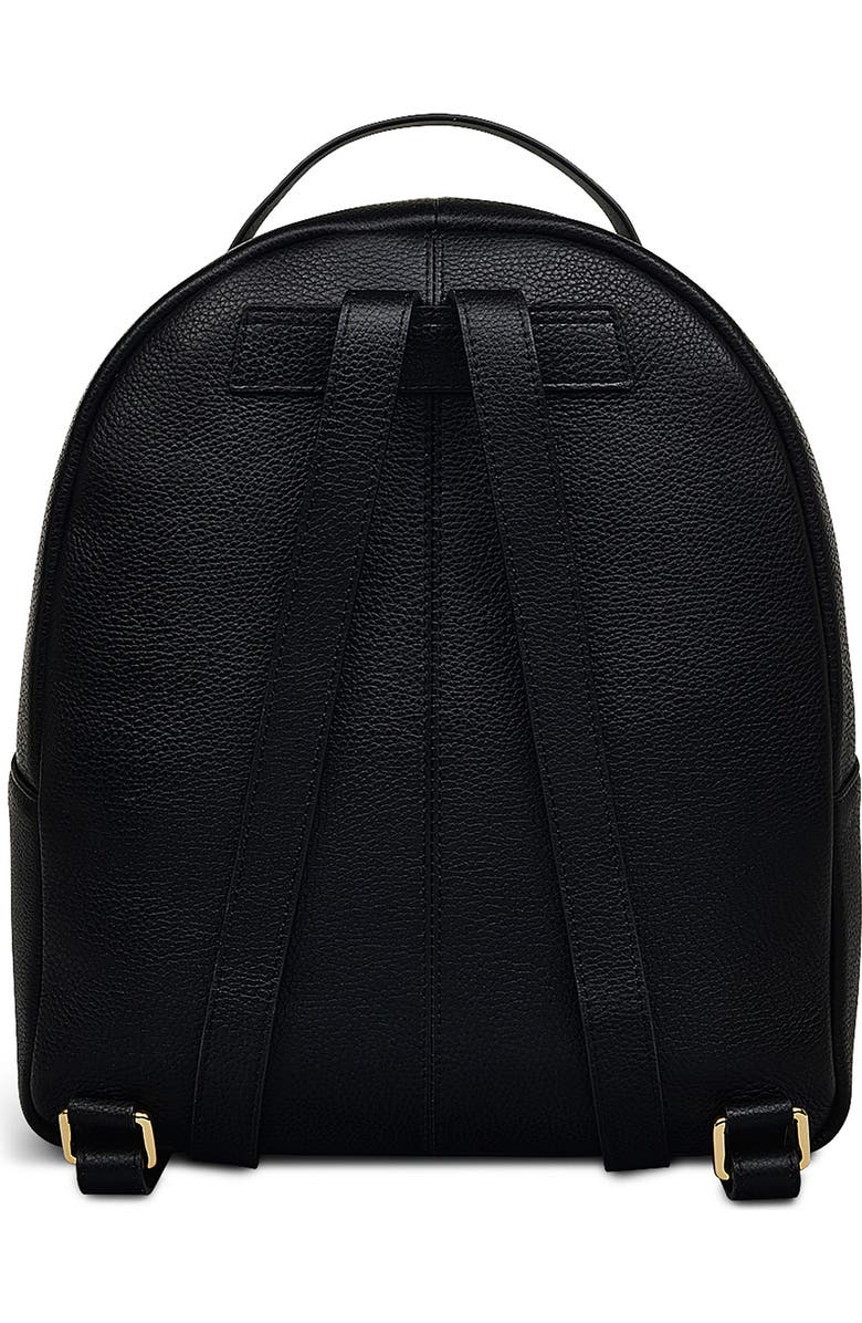 Radley Merchant Hall Medium Leather Backpack, Alternate, color, Black