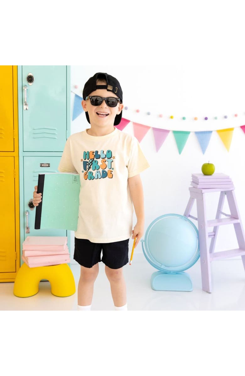 Sweet Wink Hello First Grade Short Sleeve T-Shirt, Alternate, color, 