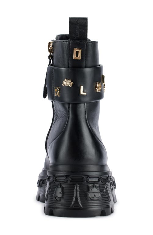 Karl Lagerfeld Paris Latisha Lug Sole Bootie In Black