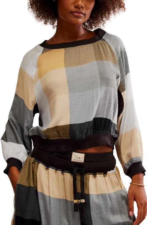 Sugar Cookie Flannel Pajama Sweatshirt