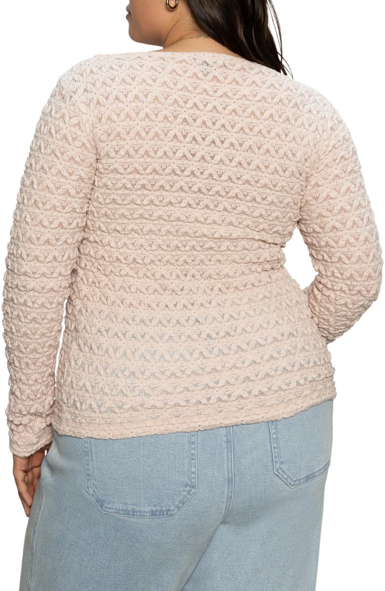 Sanctuary Texture Boat Neck Top, Alternate, color,