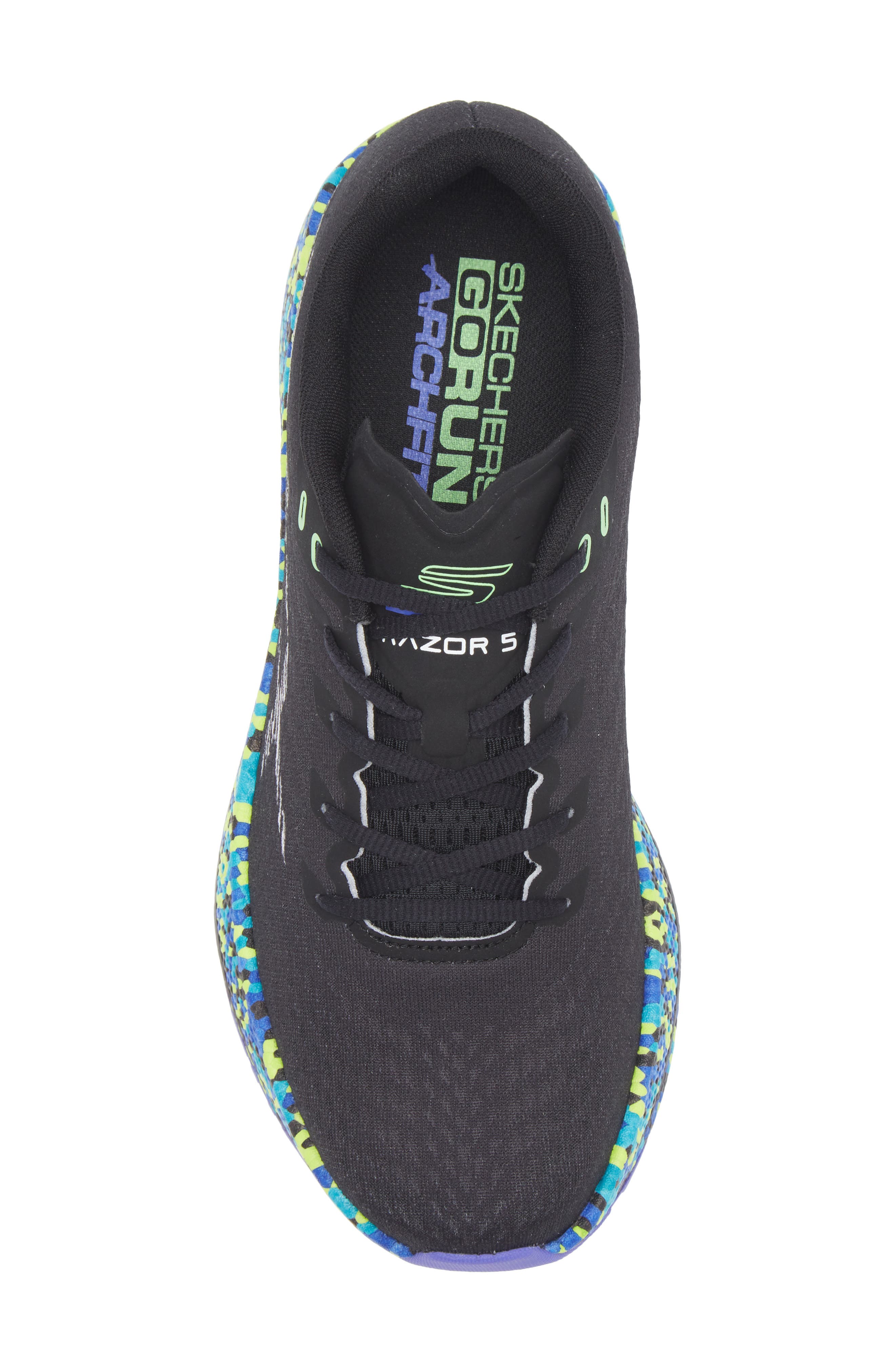 SKECHERS GO RUN Razor 5 Running Shoe, Alternate, color, Black Multi