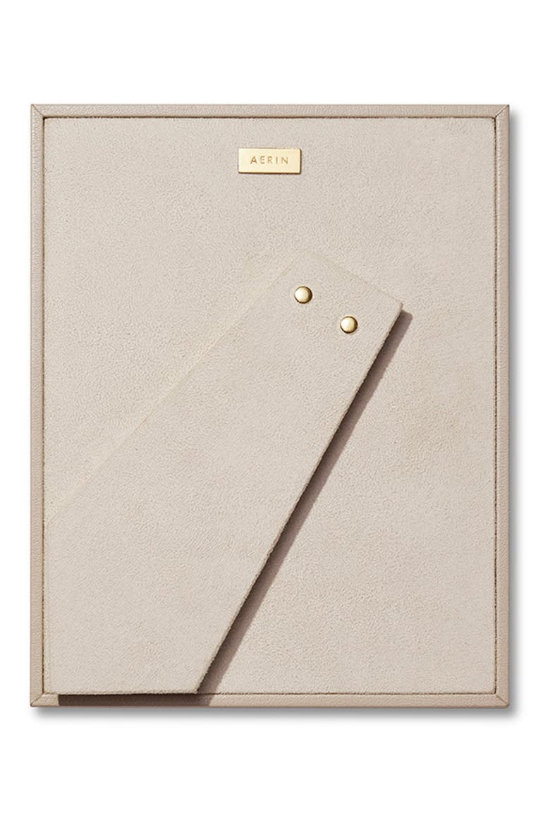 Valentina Leather Frame, Alternate, color, PEBBLE
