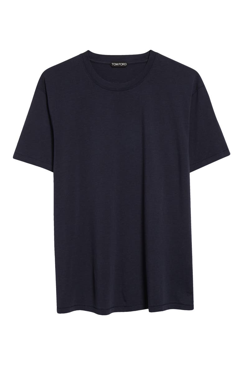 Short Sleeve Crewneck T-Shirt, Main, color, INK BLUE