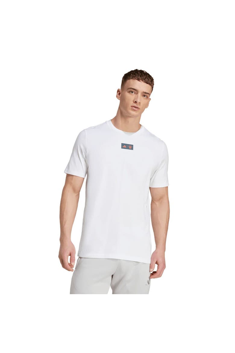 Men's adidas White Bayern Munich Jersey Hook T-Shirt, Main, color, White