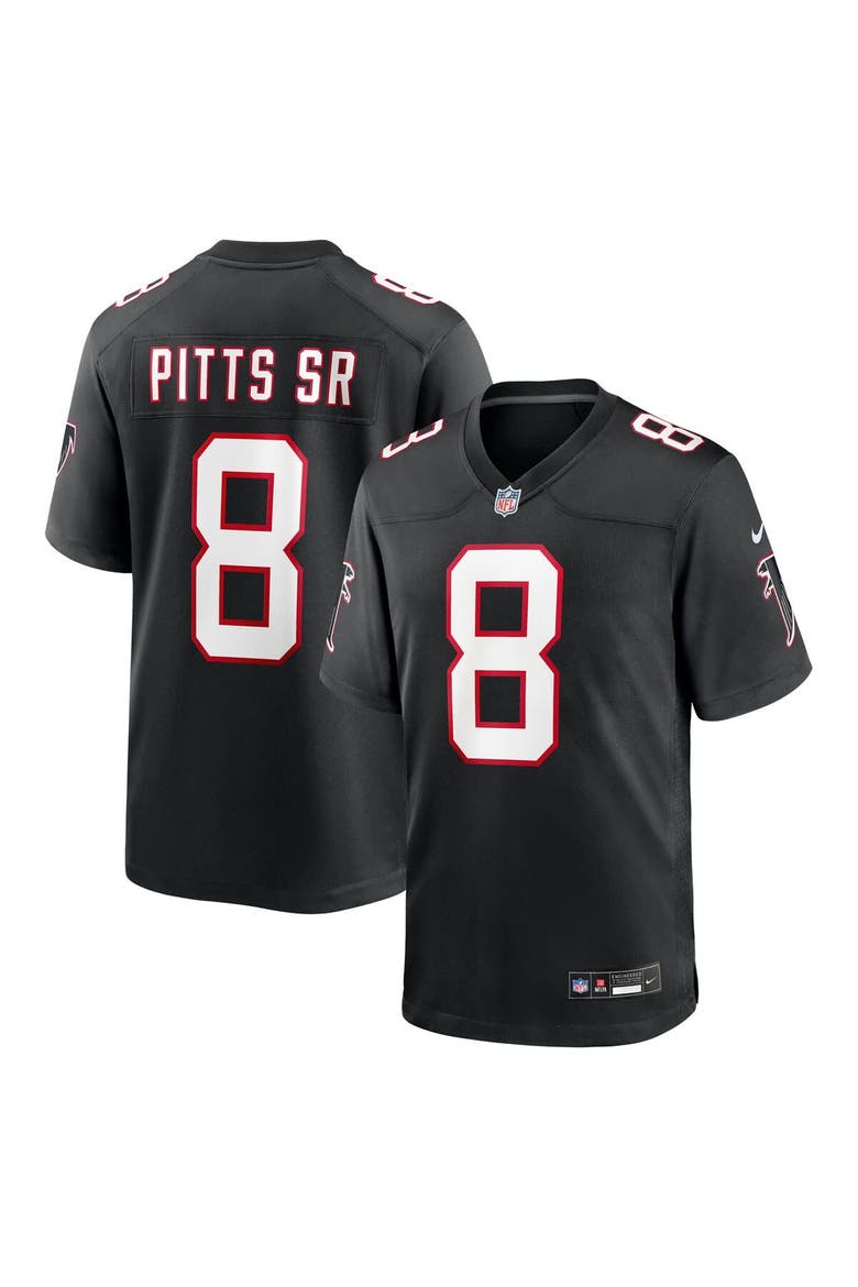 Men's Nike Kyle Pitts Sr. Black Atlanta Falcons Alternate  Game Jersey, Main, color, Black