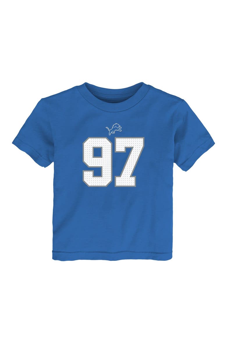 Toddler Nike Aidan Hutchinson Blue Detroit Lions Player Name & Number T-Shirt, Alternate, color, Blue