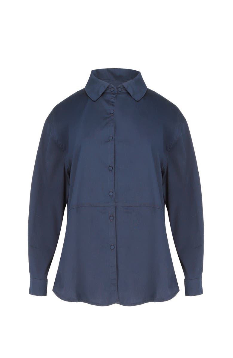 Prime of Lime Ana Shirt, Main, color, Navy