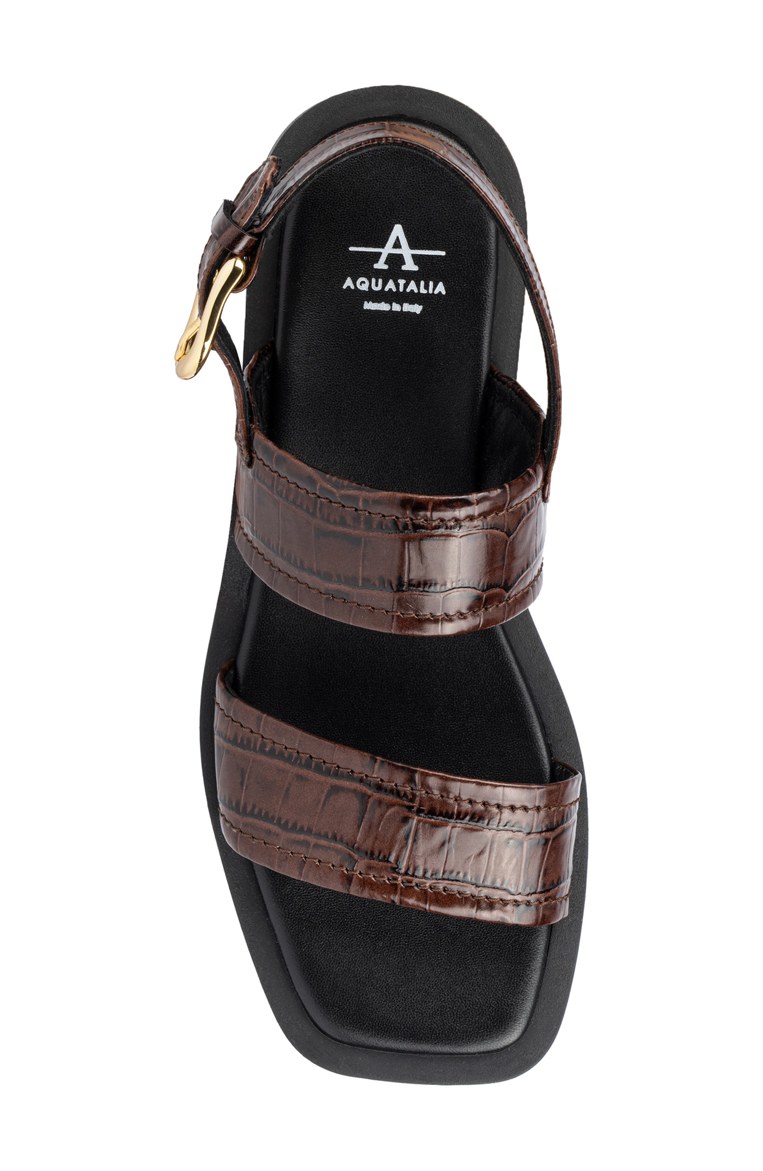 Aquatalia Joni Slingback Sandal, Alternate, color, Brown