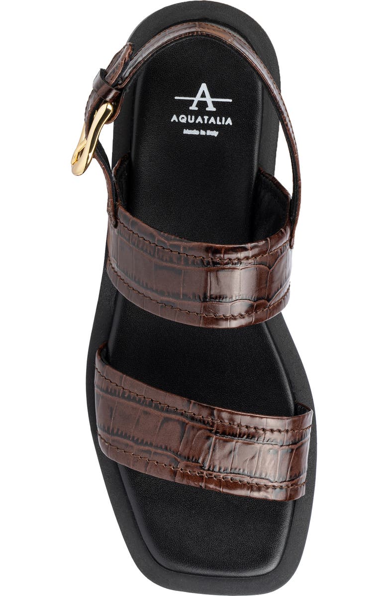 Aquatalia Joni Slingback Sandal, Alternate, color, Brown