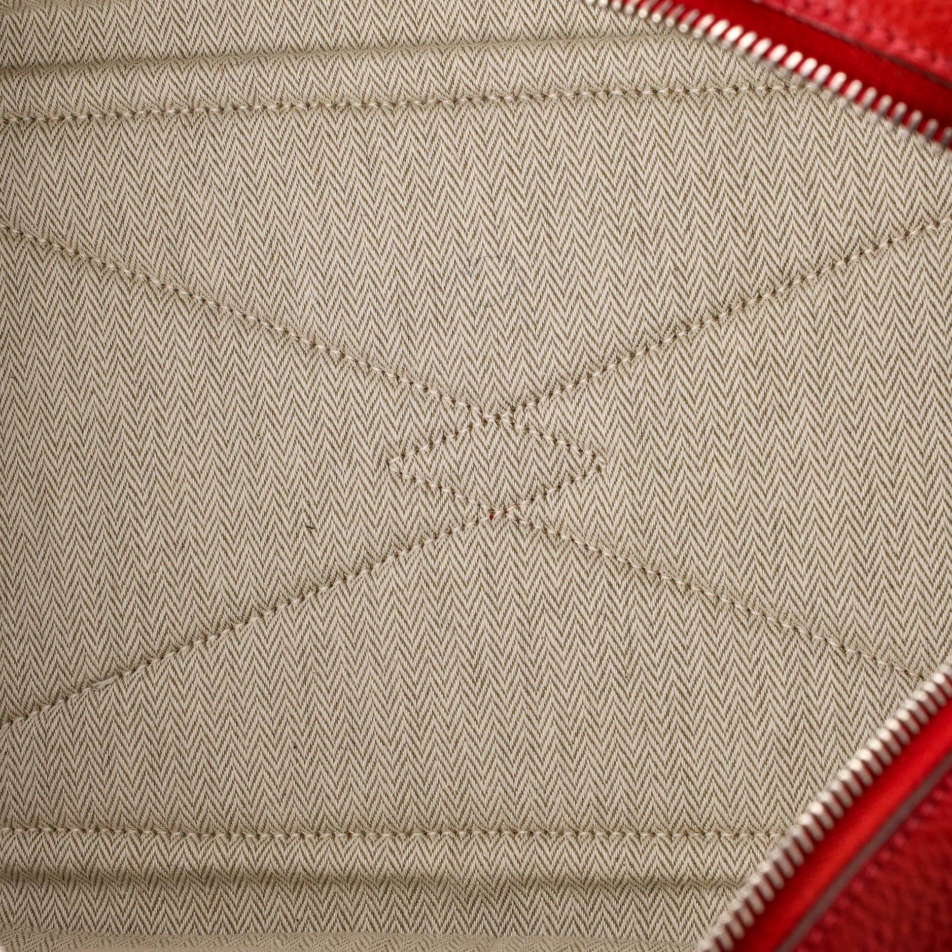 Pre-Owned Hermes Victoria II Bag Clemence 35, Alternate, color, Rouge Casaque