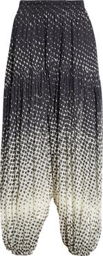Christopher John Rogers Halftone Wiggle Dot Harem Pants