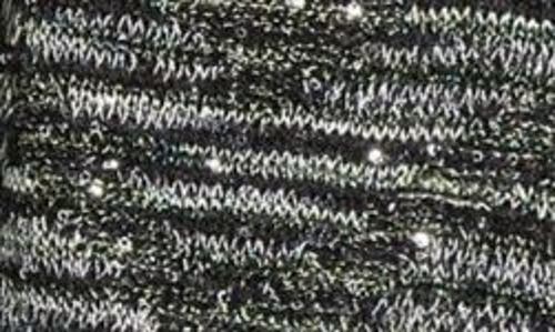Missoni Space Dye Metallic Stripe Sequin Cardigan In Space Dyed Black/green