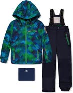 Deux par Deux Play Checkered Jacket & Pants Two Piece Snowsuit