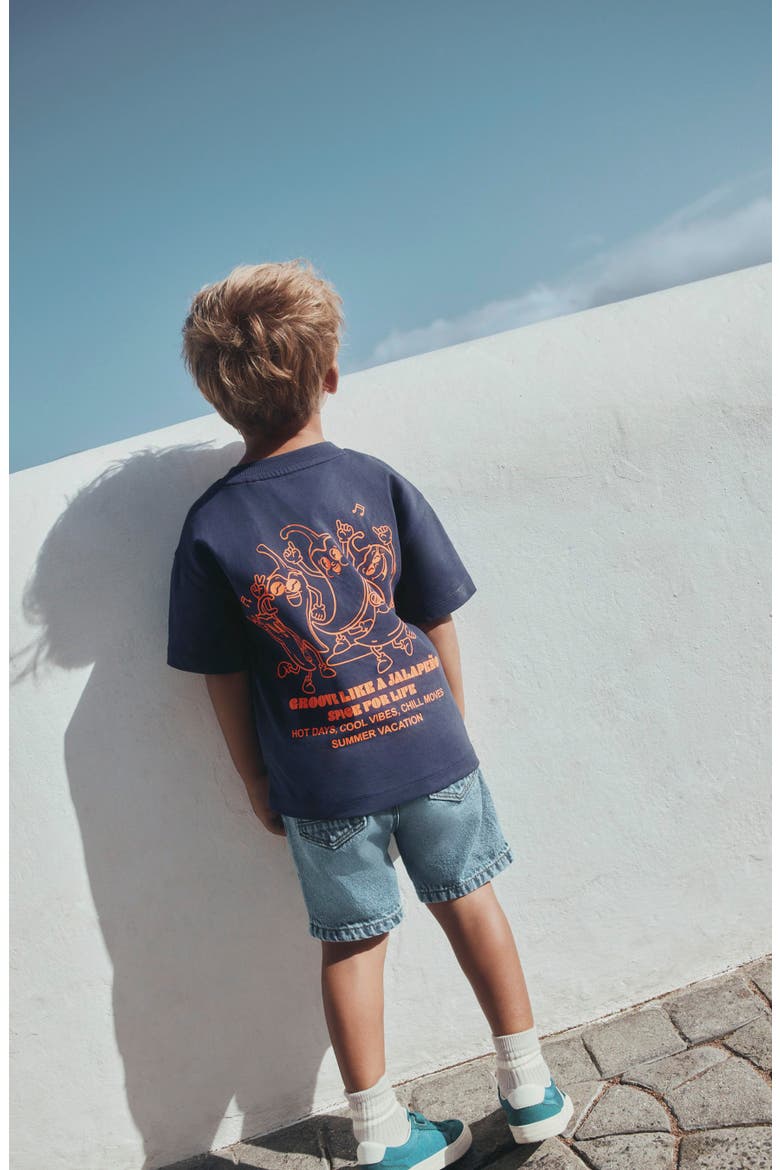Kids' Jalapeño Graphic Cotton T-Shirt, Alternate, color, ORANGE