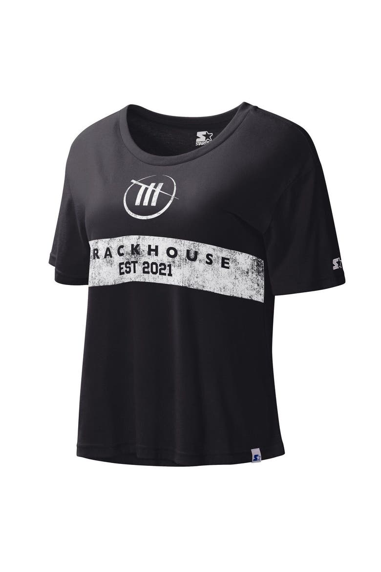 Women's Starter Black TRACKHOUSE RACING Record Setter T-Shirt, Main, color, Black