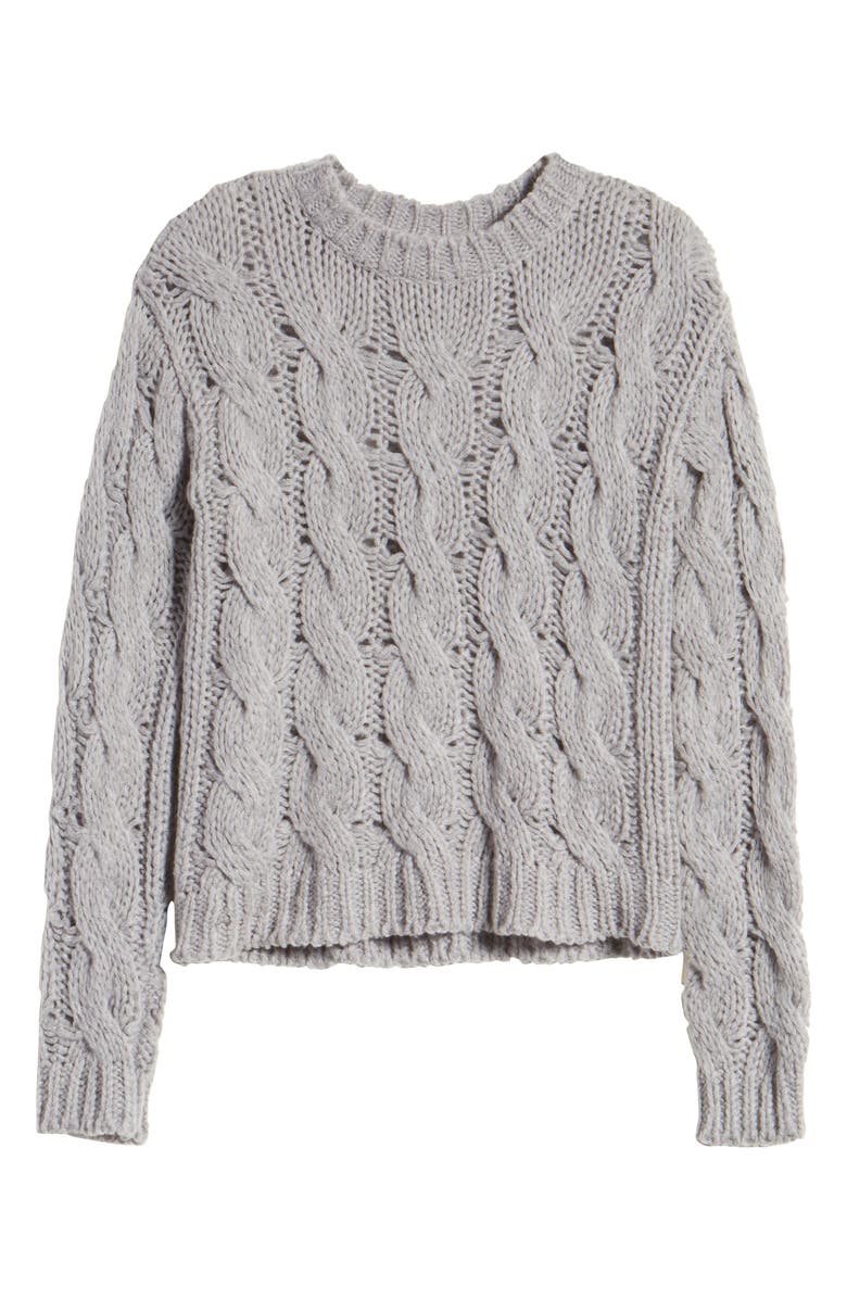 Press Cable Stitch Sweater, Alternate, color, 