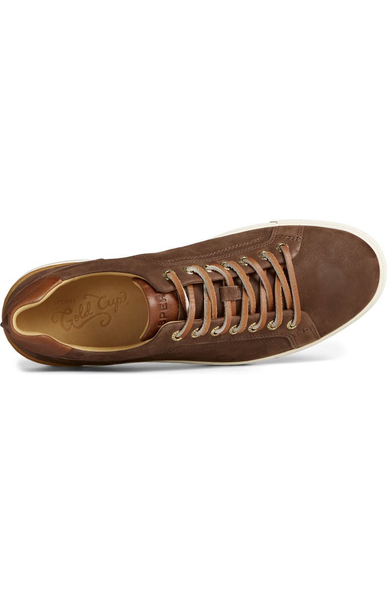 Sperry Gold Cup<sup>®</sup> Victura Leather Sneaker, Alternate, color, Brown