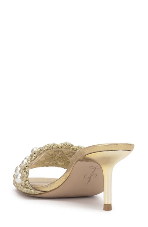 Jessica Simpson Cameleah 2 Beaded Sandal In Gold