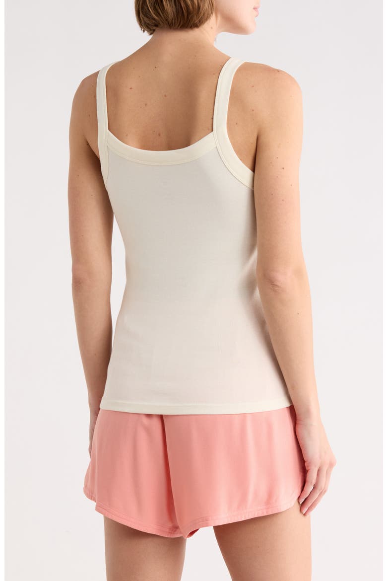 Tropic Palm Cotton Rib Tank, Alternate, color, NATURAL