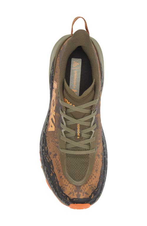 Hoka Speedgoat 6 Trail Running Shoe In Brown