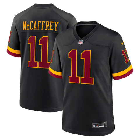 Men's Nike Luke McCaffrey Black Washington Commanders Hail Raiser Alternate Game Jersey