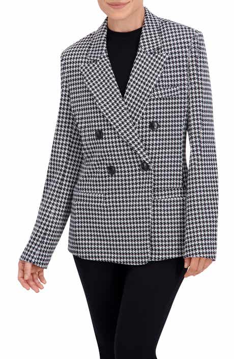 Ookie & Lala Plaid Double Breasted Blazer