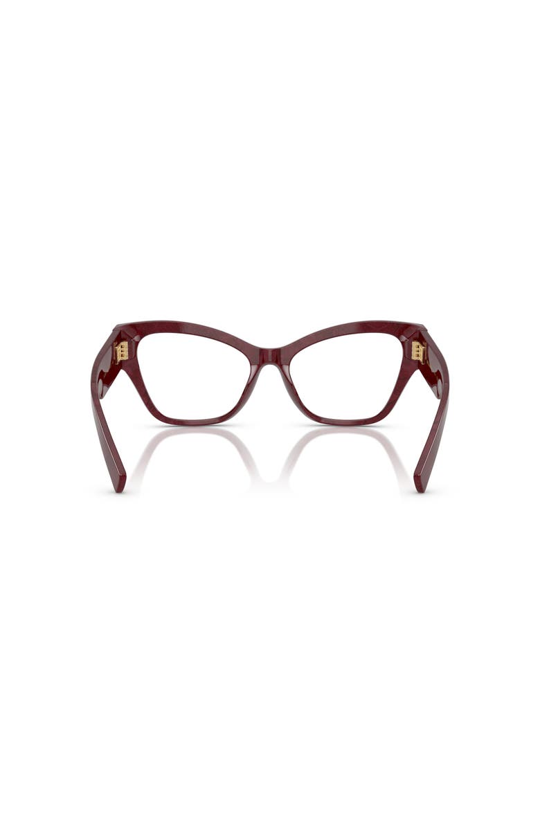Dolce&Gabbana 52mm Butterfly optical glasses, Alternate, color, Multicolor