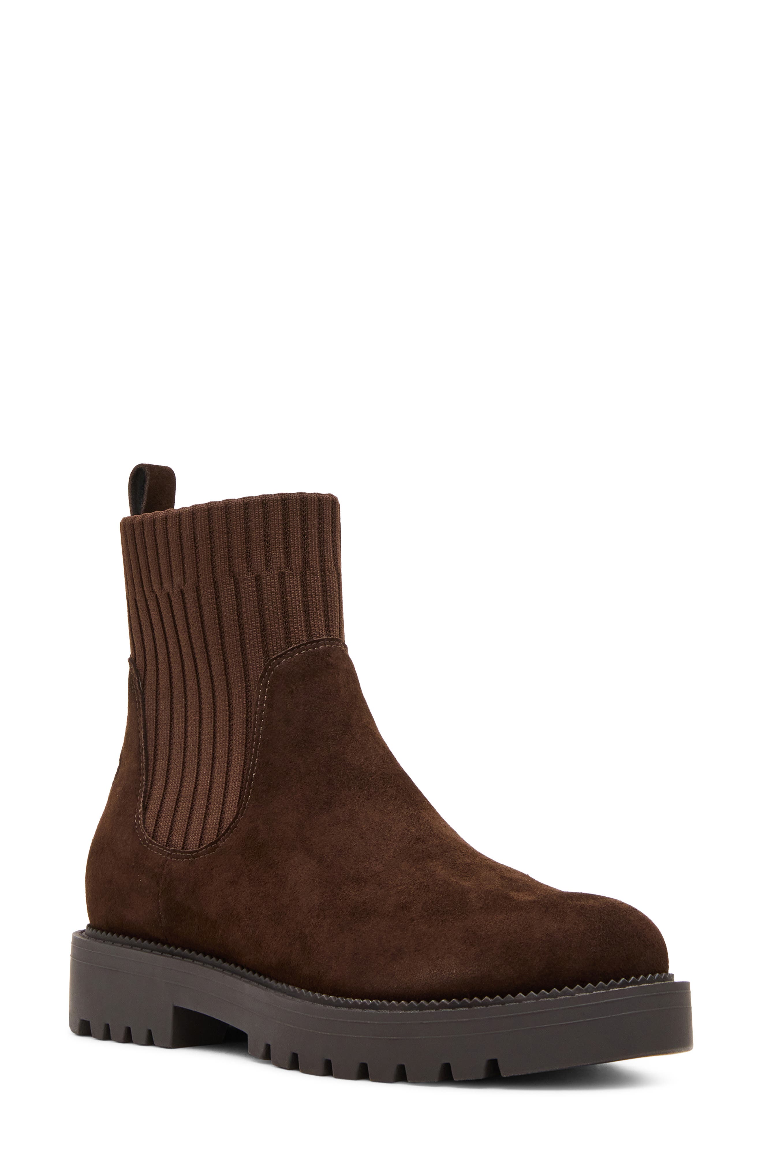 Harry Waterproof Chelsea Boot, Main, color, CHOCOLATE SUEDE